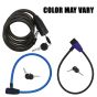 AllExtreme Cable Lock Anti-Theft Steel Keylock for Bike Luggage Helmet Locks with 2 keys (Multicolor)