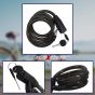 AllExtreme Cable Lock Anti-Theft Steel Keylock for Bike Luggage Helmet Locks with 2 keys (Multicolor)