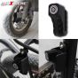 AllExtreme EXALRL07 Heavy Duty Disc Brake Lock Shoe Designed Anti Theft Stainless Steel 7mm Pin Wheel Locking Security Lock for Bike and Motorcycle (Color may Vary)