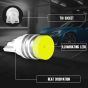 Allextreme EXT10WD Universal T10 LED Parking Light Super Bright Interior Pilot License Plate Dome Indicator Lamp Bulb for Car Bike and Motorcycle (1W, White, 2 PCS)