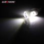 Allextreme EXF10L2 Universal T10 6 LED Parking Light COB Super Bright Interior Pilot License Plate Dome Indicator Lamp Bulb for Car Bike and Motorcycle (2W, White, 2 PCS)