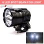 Allextreme EXAF6LP2 6 LED CREE SMD Projector Auxiliary Fog Lamp Spot Flood Beam Worklight for Cars Motorcycle and Bikes (18W, White Light, 2 PCs)