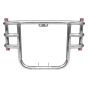 AllExtreme Steel Leg Guard Bike Safety Front Crash Bar Heavy Duty for Motorcycle Compatible with BS3 & BS4 Model Bullet 350cc & 500cc (Chrome)