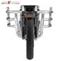 AllExtreme Steel Leg Guard Bike Safety Front Crash Bar Heavy Duty for Motorcycle Compatible with BS3 & BS4 Model Bullet 350cc & 500cc (Chrome)