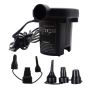 AllExtreme EXCGR308 Quick Fill 12V-DC Car Electric Air Pump with 3 Inflating and 3 Deflating Nozzles, Portable Air Pump for Car Air Mattress, Air Boats, Swimming Rings and Life Jackets