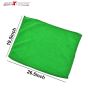 AllExtreme EXGCT01 Microfiber Towel Lint-Free Car Cleaning Clothes High Absorbent Towel for Car Windows, Exterior, Home and Office (Green, 5 PC)