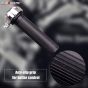 AllExtreme EXTGSB2 7/8 Inch Motorcycle Universal Die casted Metal Rubber Throttle Handlebar Hand Grip Bar End Compatible with Bullet Classic 350cc & 500cc (Black)
