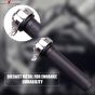 AllExtreme EXTGSB2 7/8 Inch Motorcycle Universal Die casted Metal Rubber Throttle Handlebar Hand Grip Bar End Compatible with Bullet Classic 350cc & 500cc (Black)