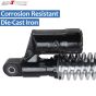 AllExtreme EXRSAS2 Rear Shocker Suspension Spring Adjustable Bike Shock Absorber for Royal Enfield Bullet Motorcycle (Black, 2 Pcs)