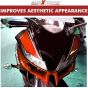 AllExtreme EXSGAR1 Motorcycle Front Fairing Aerodynamic Winglet 2.0 for R15 V3 (Red)