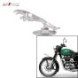 AllExtreme EXCJEL2 Jaguar Style Bike Styling Front Mudguard Ornament Sign Emblem Logo with Chrome Finishing for Motorcycles & Bikes (Chrome, 2 PCS)
