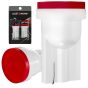 Allextreme EXTBLR2 Universal T10 LED Parking Light Super Bright Interior Pilot License Plate Dome Indicator Lamp Bulb for Car Bike and Motorcycle (1W, Red, 2 PCS)