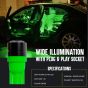 Allextreme EXT10WG Universal T10 LED Parking Light 4 SMD Super Bright Interior Pilot License Plate Dome Indicator Lamp Bulb for Car Bike and Motorcycle (1W, Green, 2 PCS)