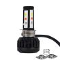 Allextreme Car LED H4 Headlight 40 Watt Driving Headlamp High Low Beam Chip Fog Flash Light for SUVs Trucks Sedans Motorcycle