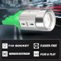 Allextreme EXT10SM Universal T10 LED Parking Light 10 SMD Super Bright Interior Pilot License Plate Dome Indicator Lamp Bulb for Car Bike and Motorcycle (3W, Green, 2 PCS)