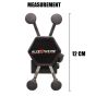 Allextreme AEXL1PH Universal Mobile Mount Cell Phone Holder 360 Rotation Bike Mobile Charger for Motorcycles & Bikes (Black)