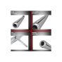 AllExtreme EXBK091 Small Size Torpedo Model Fancy Silencer with Bush Compatible for Royal Enfield BS3 and BS4 Model Bullet 350cc and 500cc (Chrome)