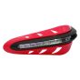Allextreme EXHP22R Motorcycle Hand Guard with LED Light Universal Bike Handle Protector Shield Handlebar Protection Gear for ATV (Red, 7/8 Inch, 22mm), Standard