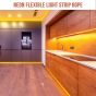 Allextreme AX-LED3 Neon LED Flexible Strip Light 12V Decorative Interior Exterior Car Truck Styling EL Wire Glow String Tube (Yellow, 5M)