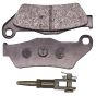 AllExtreme EXDBPR1 Disc Pad Brake Non-Abrasive, Compatible With Bullet Classic, Electra, Standard, Thunderbird & Himalayan (Rear Disc Pad)