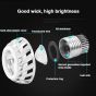 Allextreme 10W High Intensity Led Projector Lamp Stylish Dual Ring COB LED Headlight with Hi/Low Beam and Flasher Function for All Bikes (Red & Blue, 2 Pcs)