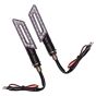 Allextreme EXTA02B Universal Turn Signal Indicator Light Front/Rear Blinker Bulb For Motorcycles (Blue, 2 Pcs)
