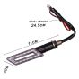 Allextreme EXTA02B Universal Turn Signal Indicator Light Front/Rear Blinker Bulb For Motorcycles (Blue, 2 Pcs)