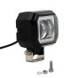 Allextreme EXHM2B 2.5 Inch Square White Fog Light with Halo Angel Eye Ring for Bike Motorcycle Car and Off Road SUV (20W, Blue, Pack of 2)