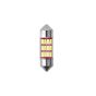 AllExtreme EXTSD1W 12 LED Universal Car Interior Super Bright Roof Light Reading Dome Bulb Lamp with Festoon Holder (6W, White, 1 Pc)
