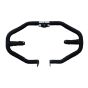 Allextreme EX9SL1B Heavy Duty Metal Leg Guard Front Bike Safety Crash Bar with Wrapped Black Rope Compatible for BS3, BS4 and BS6 Model Royal Enfield Bullet 350cc and 500cc (Black)