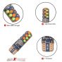Allextreme EXT102M Universal T10 LED Parking Light Super Bright Interior Pilot License Plate Dome Indicator Lamp Bulb for Car Bike and Motorcycle (1W, Multicolor, 2 PCS)