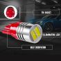 Allextreme EXT102R Universal T10 LED Parking Light Super Bright Interior Pilot License Plate Dome Indicator Lamp Bulb for Car Bike and Motorcycle (1W, Red, 2 PCS)