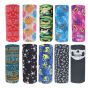 Allextreme Unisex Seamless Bandana Multi Wear Headband Face Mask Cover with Printed Pattern Dust & Wind Resistant Ideal for Various Sports (10 Pcs, Random Color & Design)