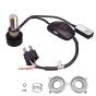 AllExtreme EXTHB2B 3 Side LED Headlight Bulb with Bluetooth connectivity, Cooling Fan & Canbus Head lamp Conversion Kit for Bikes Cars & SUV (30W, Multicolour, 2Pcs)