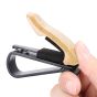 AllExtreme EXCGHEE 1 Pc Car Sunglass Holder Eyeglasses Storage Fastener Sun Visor Clip-on Glass Case for SUVs (Light Beige)