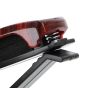 AllExtreme EXCGHDD 1 Pc Car Sunglass Holder Eyeglasses Storage Fastener Sun Visor Clip-on Glass Case for SUVs (Dark Brown)