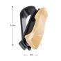 AllExtreme EXCGHBB 2 Pcs Car Sunglass Holder Eyeglasses Storage Fastener Sun Visor Clip-on Glass Case for SUVs (Light Beige)