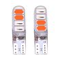 Allextreme 1W 10 LED Parking Light 6000K Bright Interior Pilot Licence Plate Lamp Door Courtesy Indicator Lamp for Cars Bikes Motorcycles (Red & Pink, 2 Pcs)