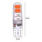 Allextreme 1W 10 LED Parking Light 6000K Bright Interior Pilot Licence Plate Lamp Door Courtesy Indicator Lamp for Cars Bikes Motorcycles (Red & Pink, 2 Pcs)