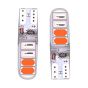 Allextreme 1W 10 LED Parking Light 6000K Bright Interior Pilot Licence Plate Lamp Door Courtesy Indicator Lamp for Cars Bikes Motorcycles (Red & Pink, 2 Pcs)