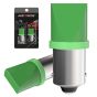 Allextreme EXB9BG2 BA9S LED Parking Light Super Bright Car Interior License Plate Wedge Dome Trunk Dashboard Bulb for Car Bike and Motorcycle (Green)