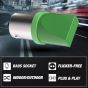 Allextreme EXB9BG2 BA9S LED Parking Light Super Bright Car Interior License Plate Wedge Dome Trunk Dashboard Bulb for Car Bike and Motorcycle (Green)