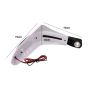 Allextreme EXPH22W 7/8" 22mm Motorcycle Hand Guard with LED Light Universal Bike Handle Protector Shield Handlebar Protection Gear (White), standard