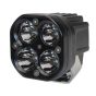 Allextreme EX40WF1 4 LED Fog Light Super Bright Spot Flood Beam Driving Lamp for Motorcycle Cars Bikes & SUV (40W, White Light, 1 Pc)