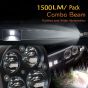 Allextreme EX40WF1 4 LED Fog Light Super Bright Spot Flood Beam Driving Lamp for Motorcycle Cars Bikes & SUV (40W, White Light, 1 Pc)