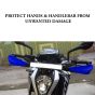 AllExtreme Motorcycle Handlebar hand guards Handguard FOR MX Motorcycle ATV KTM DUKE Dirt bike (Blue)