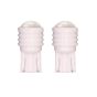Allextreme EXT021W Universal T10 LED Parking Light Super Bright Interior Pilot License Plate Dome Indicator Lamp Bulb for Car Bike and Motorcycle (1W, White, 2 PCS)