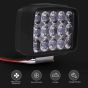 Allextreme T15C2 15 Pearls/Lamp Beads LED Light for Motorcycle Waterproof Rustproof Super bright Scooter & Bike Headlight (15W, PACK- 2)