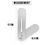 Allextreme Multifunctional Bracket Screen Side Cell Phone Magnetic Holder with Metal Disc & Dual Sided Sticker, Foldable Mount for Laptops Smart phones Android Phones (1pc, Grey)
