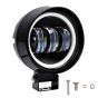 Allextreme EX3LFR1 3 LED Headlight Lamp Universal Waterproof Off Road Driving CREE LED Fog Light with Mounting Brackets for Bike, Jeep and Cars (30W, White, 1 Pc)